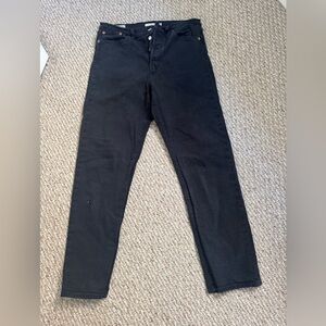 Levi's Black Straight Leg Jeans